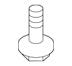 GG2M516H9A - : 2001-2016 Mazda - Fog Lamp Assembly Lower Bolt for Mazda: 2, 3, 5, CX-5, CX-7, CX-9, Millenia, MX-5 Miata, Protege, RX-8 Image