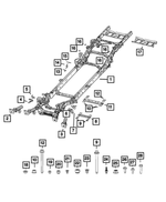 68400285AB - : Left Front Rail Kit for Ram: 1500 Image