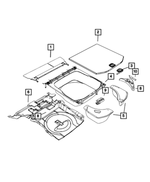 5PL13LU5AD - Interior Trim: Cargo Area Cover for Mopar Image
