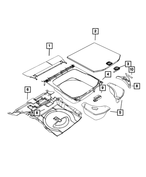 Carpets, Floor Mats, Load Floor, and Silencers for 2018 Jeep Grand Cherokee #1