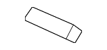 73222SR4000 - Body: Lift Gate Glass Spacer for Honda Image