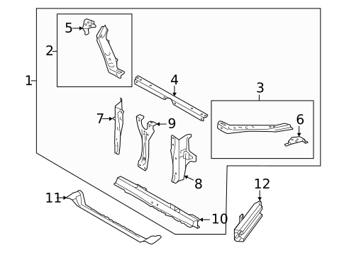 Radiator Support for 2020 Subaru WRX STI #0