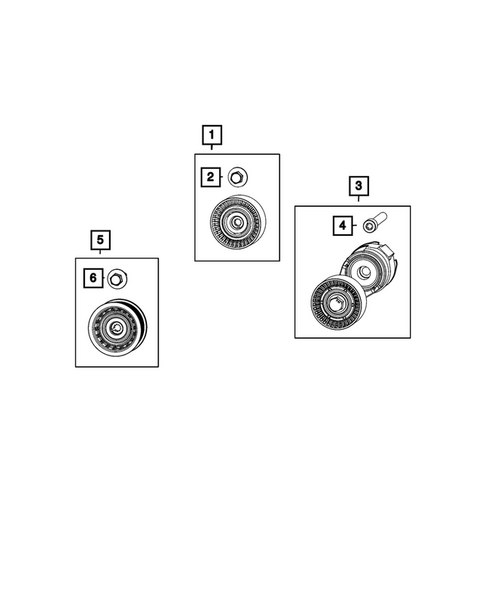 Pulleys and Related Parts for 2025 Jeep Grand Cherokee #0