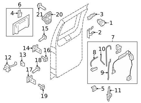 Lock & Hardware for 2016 Ford Escape #4