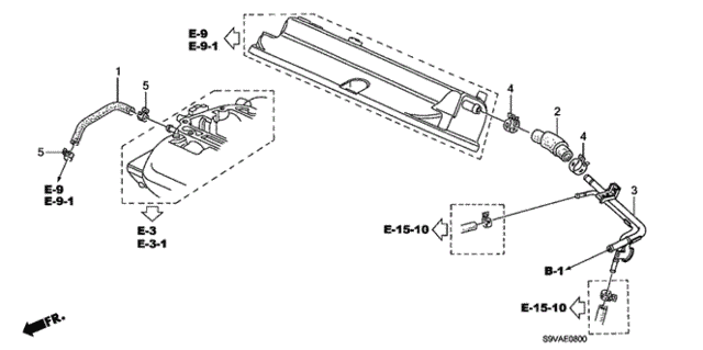 Breather Tube for 2008 Honda Pilot #0