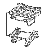 68109977AA - Body: Seat Frame for Jeep: Wrangler, Wrangler JK Image