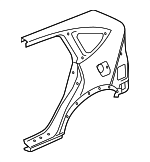 4646T1ZA91ZZ - Body: Quarter Panel for Honda: CR-V Image