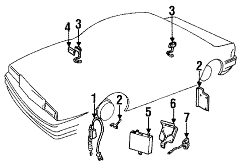 Suspension Control for 1993 Cadillac Allante #0