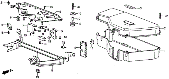 Control Box Cover (SI) for 1985 Honda Prelude #0