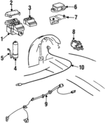 115424617 - Brakes: Acceleration Switch Assembly for Mercedes-Benz Image