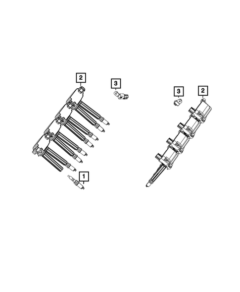Ignition, Spark Plugs, Cables, Coils, and Glow Plugs for 2022 Ram 3500 #1