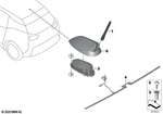65209355718 - : Antenna Rod for BMW Image
