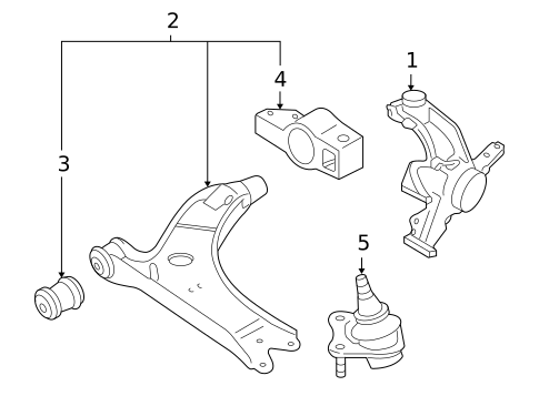 Suspension Components for 2005 Volkswagen Jetta #1