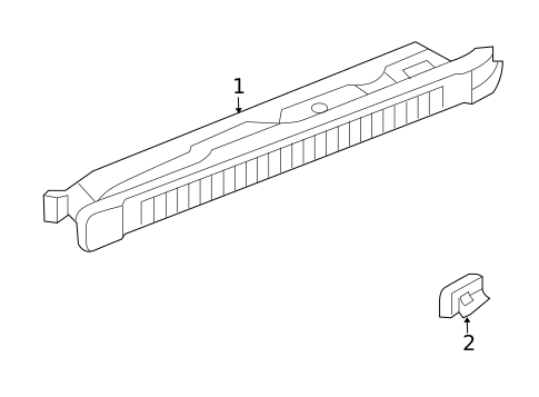 High Mounted Stop Lamp for 1998 Porsche Boxster #1