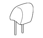 25941755 - Body: Headrest for Buick: Enclave | Chevrolet: Traverse | GMC: Acadia | Saturn: Outlook Image