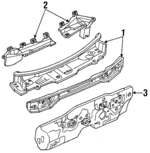 FOCZ5802010A - Body: Cowl Top Panel for Ford: Escort | Mercury: Tracer Image