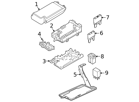 Relays for 2004 Lincoln Town Car #0
