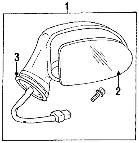 Outside Mirrors for 1993 Dodge Stealth #0