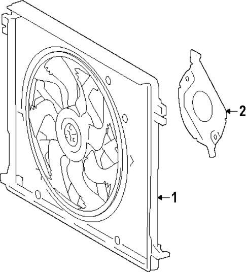 Cooling Fan for 2025 Lexus TX550h+ #0