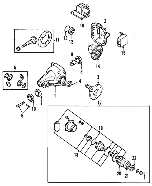 Differential for 2001 Mitsubishi Montero | OEM Parts Online