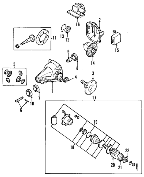 Drive Axles for 2005 Mitsubishi Montero #0