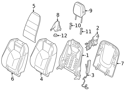 Seats for 2021 Porsche Cayenne #1