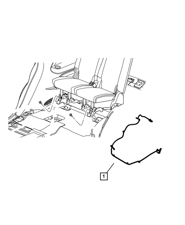 68101087AC - Electrical: Rear Seat Wiring for Mopar Image image