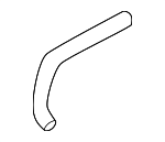 8W0819370C - Cooling System: Connector Hose for Audi: A4, A4 allroad, A4 Quattro, A5 Quattro, A5 Sportback Image