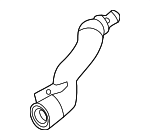 8W0819334AR - Cooling System: Hose for Audi: A4 allroad, A4 Quattro, A5 Quattro, A5 Sportback Image