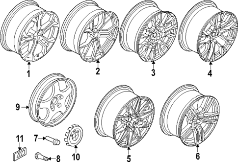 Wheels for 2024 BMW X6 #1