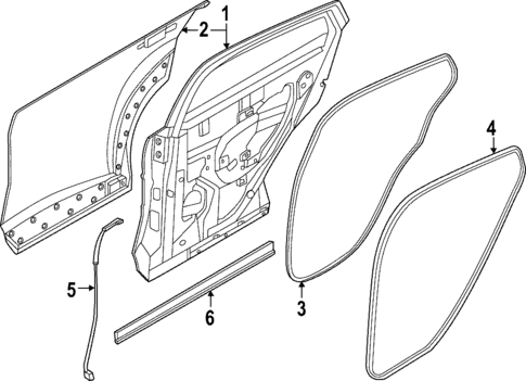 Door & Components for 2023 Nissan ARIYA #1