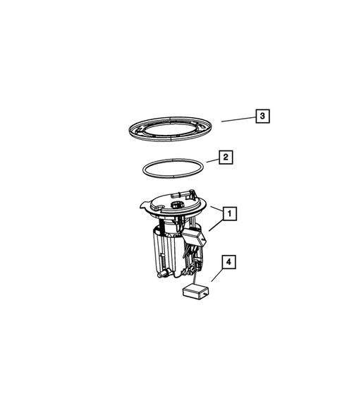 Fuel Pump and Sending Unit for 2009 Dodge Caliber #0