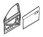 32291065 - Body: Door Shell for Volvo Image