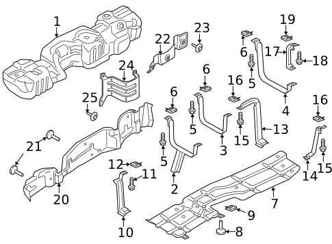 Fuel System Components for 2018 Ford F-250 Super Duty #0