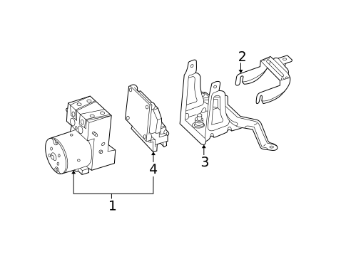ABS Components for 2000 Saturn LW1 #0