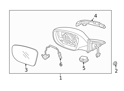 Outside Mirrors for 2016 Hyundai Equus #0