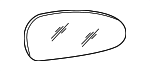 876112G010 - : Mirror Glass for Kia: Optima Image