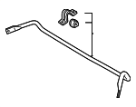 31387573 - Suspension: Stabilizer Bar for Volvo Image