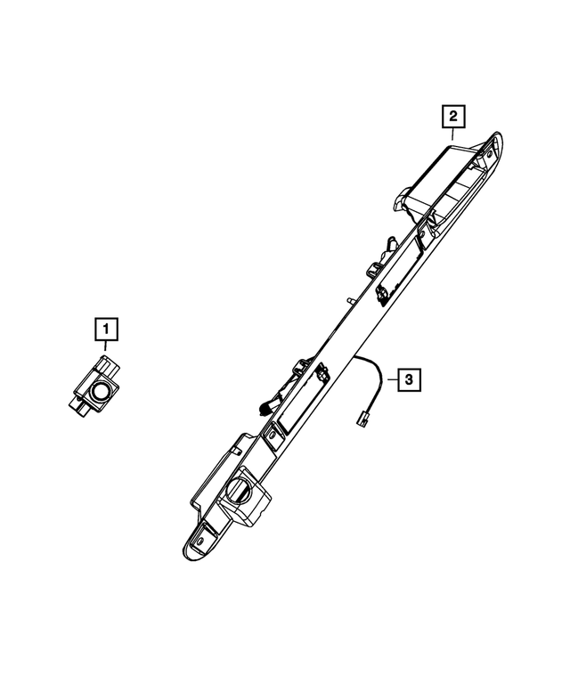 68188226AA - Electrical: License Lamp Wiring for Mopar Image