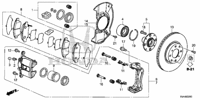 Front Brake for 2016 Honda Fit #0