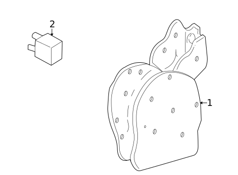 Horn for 2002 Cadillac Seville #0