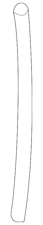 7593560010 - Body: Black Out Tape for Toyota: Land Cruiser Image