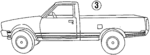 4308355 - Body: Stripe Tape for Dodge: Power Ram 50, Ram 50 Image
