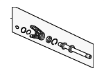 44500TGZA00 - : Intermediate Shaft for Acura Image