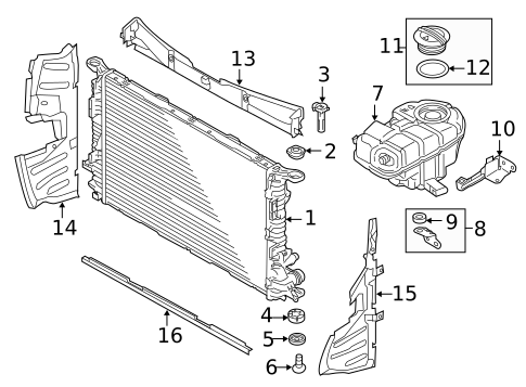 Radiator & Components for 2012 Audi A6 Quattro #0