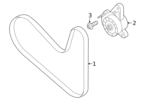 Accessory Drive Belt System Components for 2015 Audi A3 #0