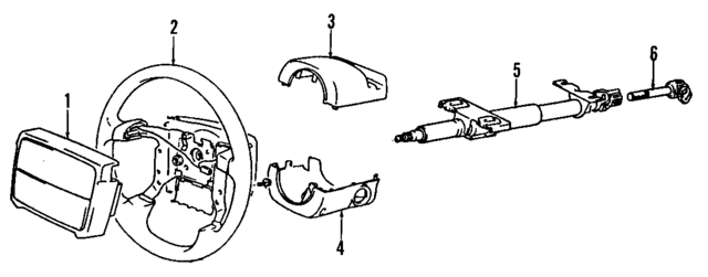 30020572 - Steering: Steering Wheel for GM Image