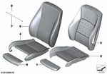 52107140451 - Seats: Thigh Support Upholstery for BMW Image