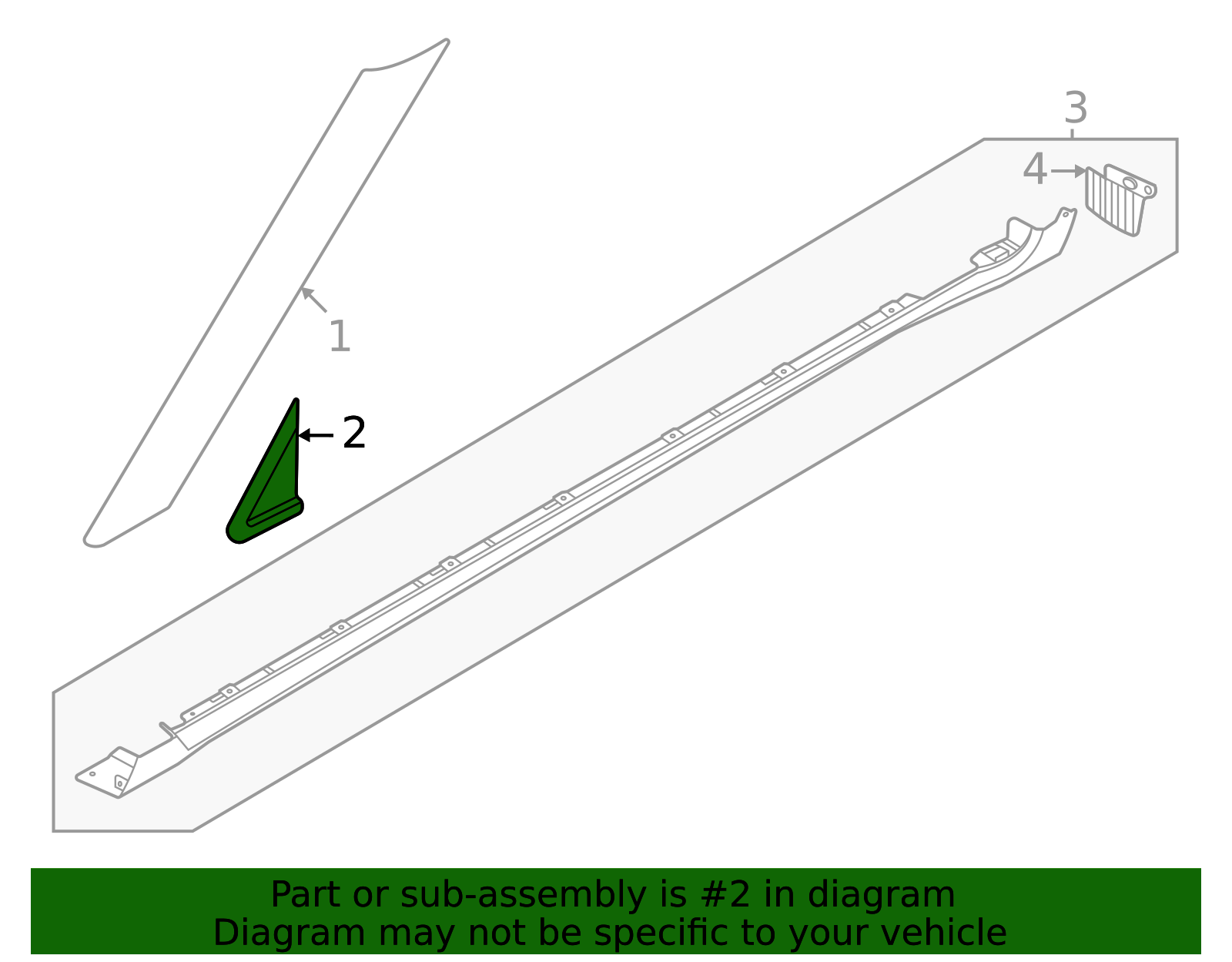 2022-2025 Kia Carnival Corner Trim 86190-R0000 | QuirkParts