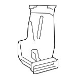 8721347050 - Body: Rear Duct for Toyota: C-HR, Corolla, GR Corolla, Prius, Prius AWD-e, Prius Prime Image